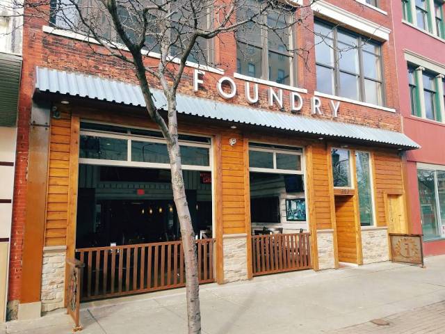 The Foundry Kitchen & Bar restaurant in downtown Elyria, OH. 